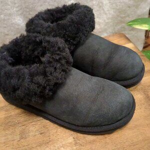 Women’s UGG Classic Short Mini Black Boots - Size 8